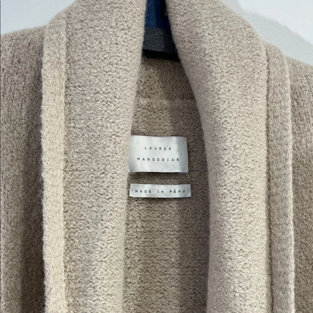 Lauren Manoogian Women's Tan Coat - Picture 12 of 14